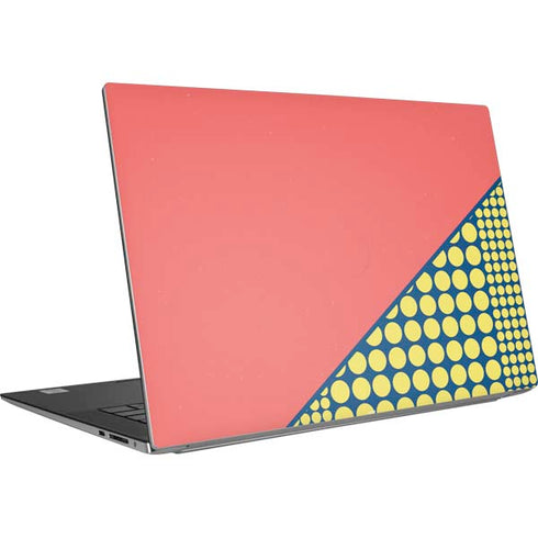 Coral Diagonal Split Dell XPS Skin